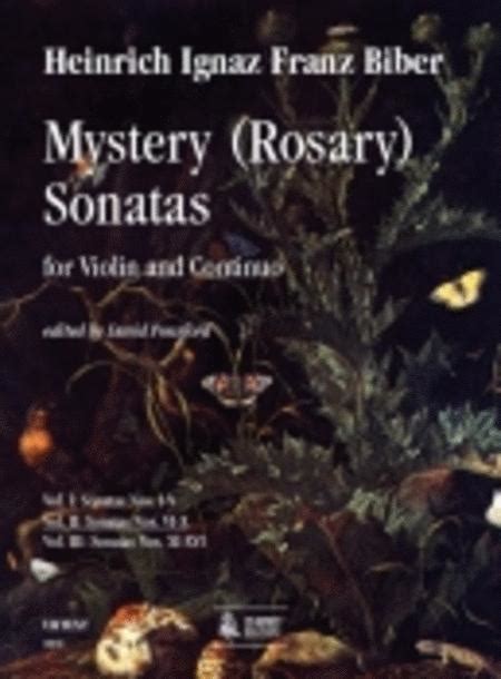 Mystery (Rosary) Sonatas For Violin And Continuo - Vol. II: Sonatas No. VI-X